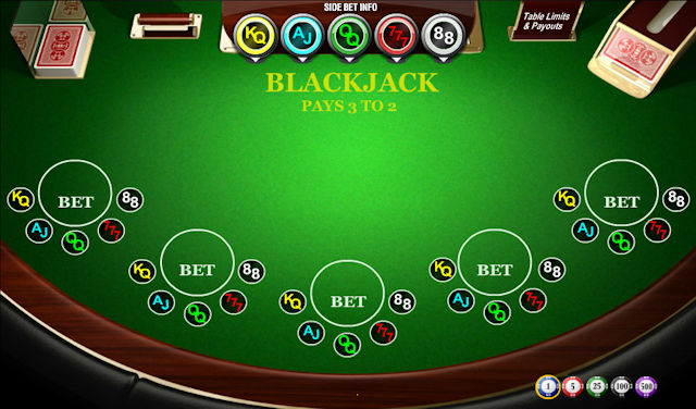 Blackjack s stranskimi stavami